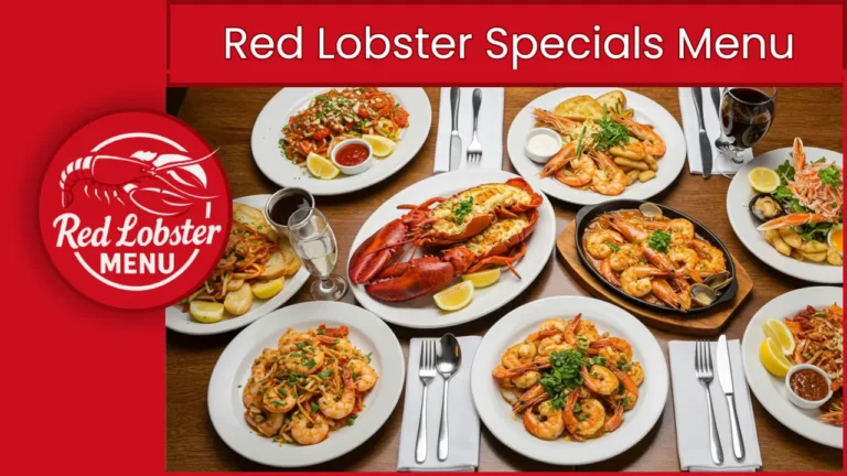 Red Lobster Specials Menu